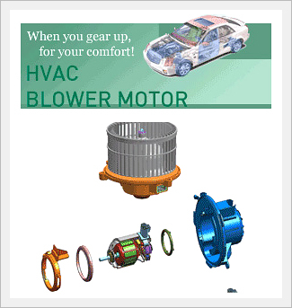 HVAC Blower Motor  Made in Korea